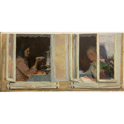 Чаепитие двух поколений