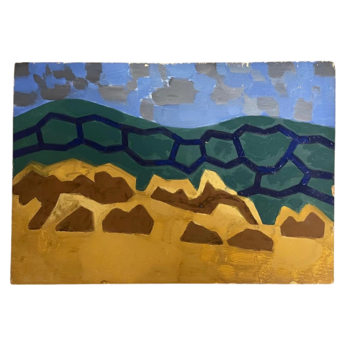 Картина Пейзаж в стиле авангард, художник Ратнер Владислав Исаакович