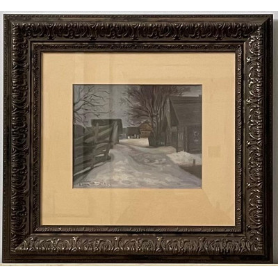 Winter in the village