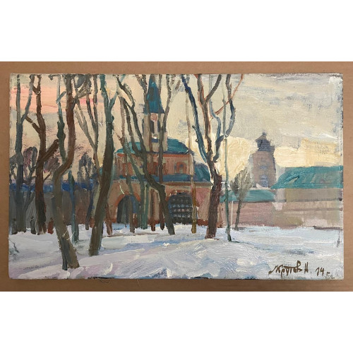 Картина "Коломенское-зима"