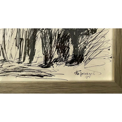 Жанровая акварелью