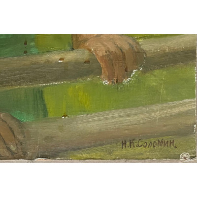 Этюд к картине