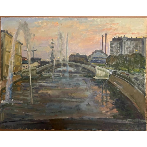 Картина "На Москве реке"