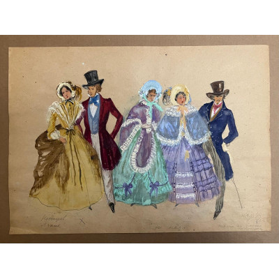 Костюмы к балету и спектаклю - 3 работы