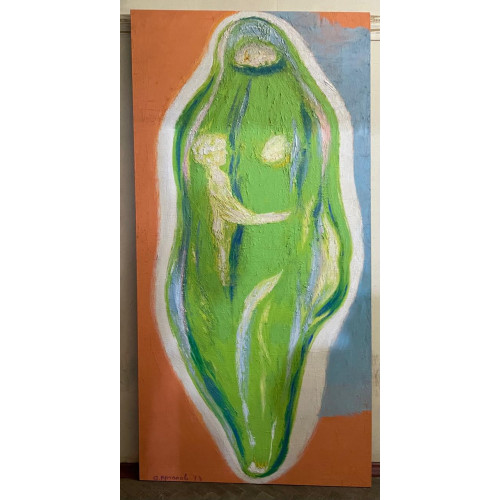 Картина Мать и дитя, 1973 г. (2,5 метра), художник Крюков Александр Григорьевич