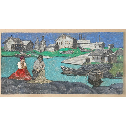 Картина Будни севера, художник Комаров Валерий Владимирович