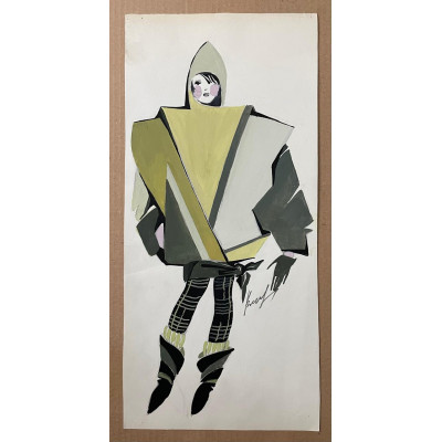 Эскизы модельера - 3 работы