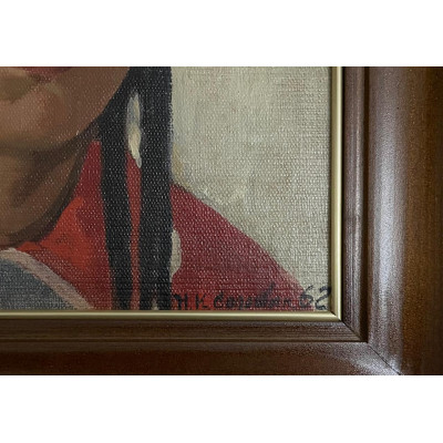 Портрет монголоязычной девушки 1962 г