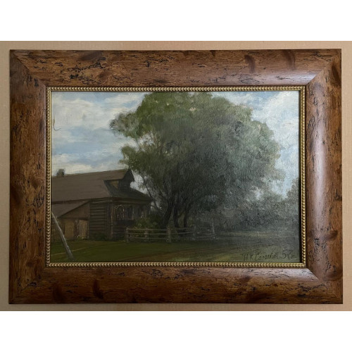 Картина Пейзаж 1957 год, художник Соломин Николай Константинович