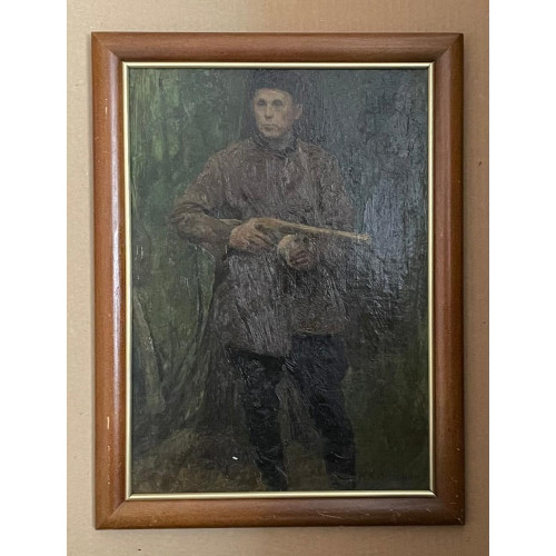 Картина Партизаны 1959 г, художник Соломин Николай Константинович