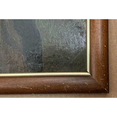 Картина Партизаны 1959 г, художник Соломин Николай Константинович