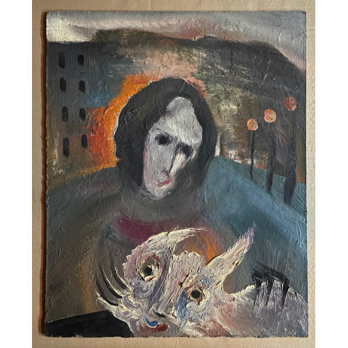 Картина Моя любимая кошка, художник Павленин Михаил