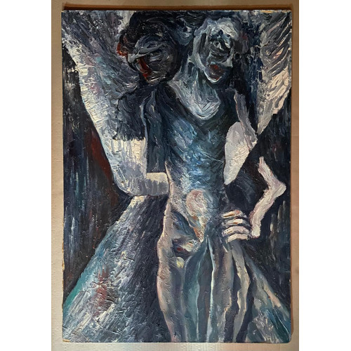 Картина Рядом, 1979 год, художник Павленин Михаил