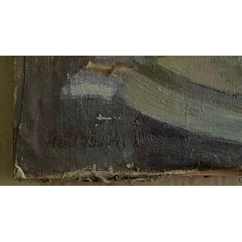 Картина Букет в расписной вазе, художник Нилов Никита Сергеевич 