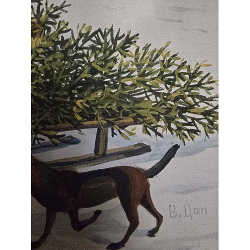 Картина Новогодняя, художник Цап Владислав Абрамович