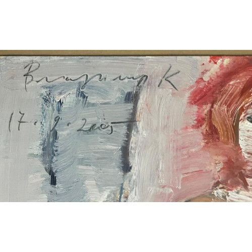 Картина Абстракция девушка 2005 г, художник Курдюков Владимир Дмитриевич 