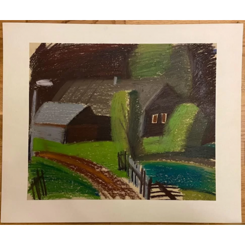 Картина Деревенская жизнь 3 работы, художник Ветрогонский Андрей Владимирович