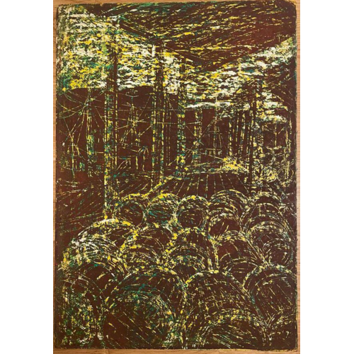 Картина Мурманск. Рыбная пристань, художник Штих Зинаида Антоновна