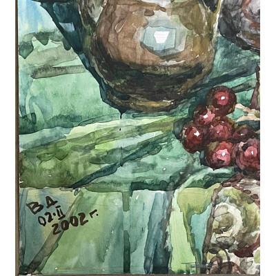 Натюрморт с виноградом