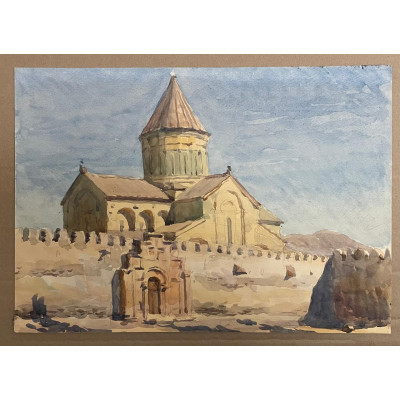 Армянский храм в солнечную погоду