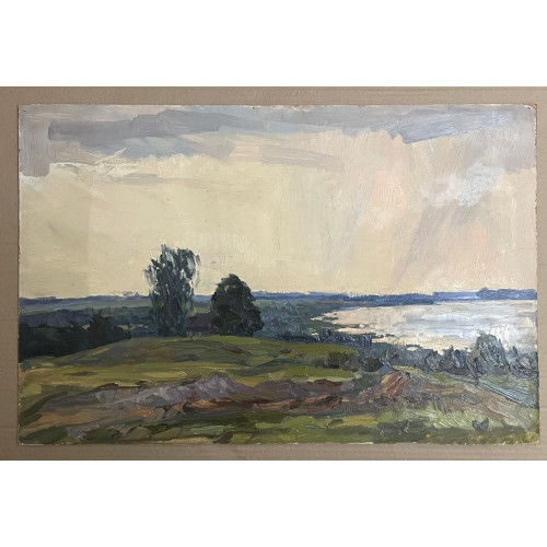 Картина Плещеево озеро, художник Титов Анатолий Михайлович