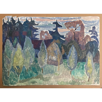 Сосновый лес 1970 г