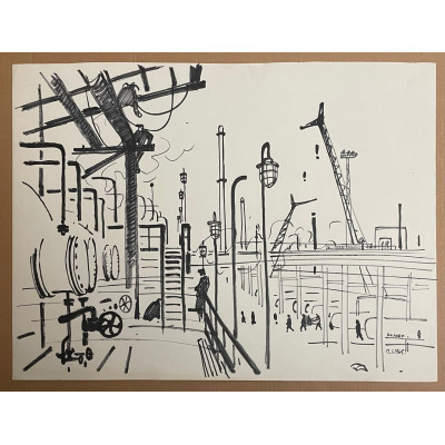 Индустриальный пейзаж 1965 г
