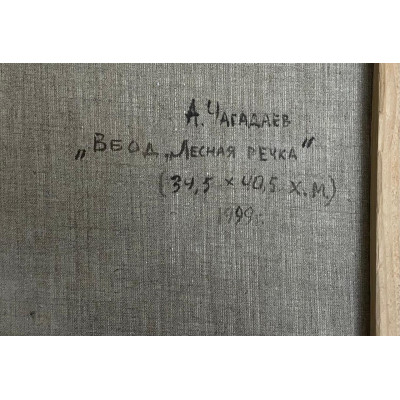 Вброд. Лесная речка