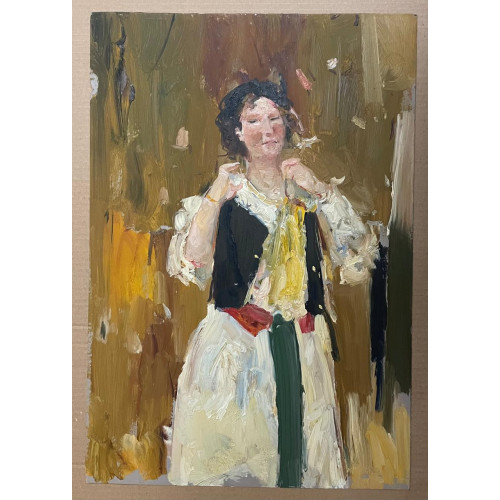 Картина Наряжается , художник Плесовских Евгений