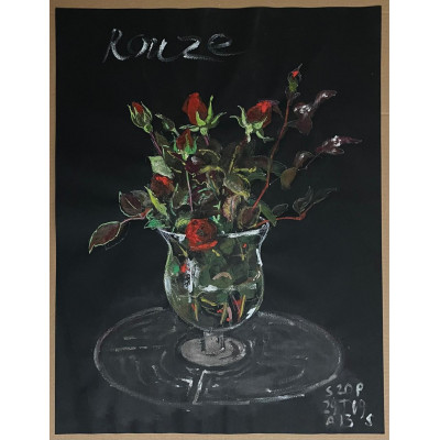 Натюрморт с розами