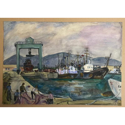 Рыбаки на причале