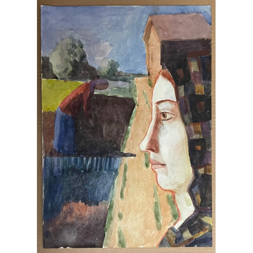 Картина С Мамой, художник Кулаков Вадим Алексеевич