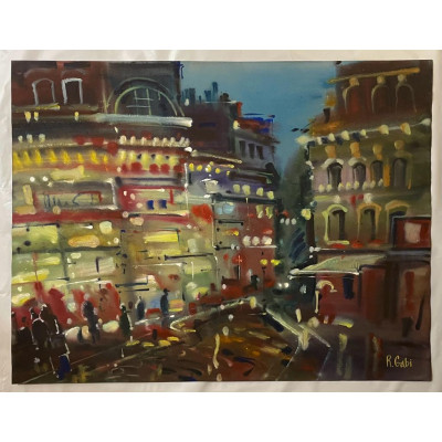 Вечерний центр города