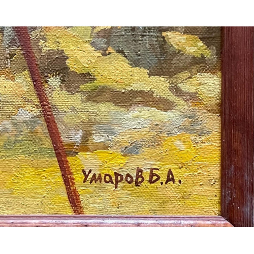 Картина В гости на праздник, художник Умаров Бахтияр