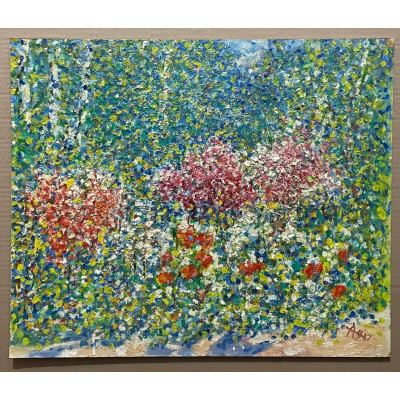 Уголок сада в Абрамцево