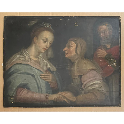 Старинная картина. Голландия 18 век