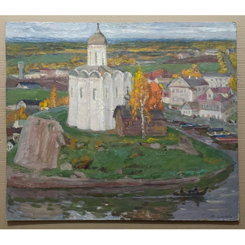 Картина Георгиевский собор, художник Кузнецов Юрий Михайлович 