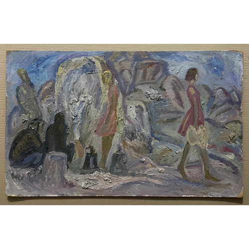 Картина Летящей походкой, художник Окороков Борис Владимирович