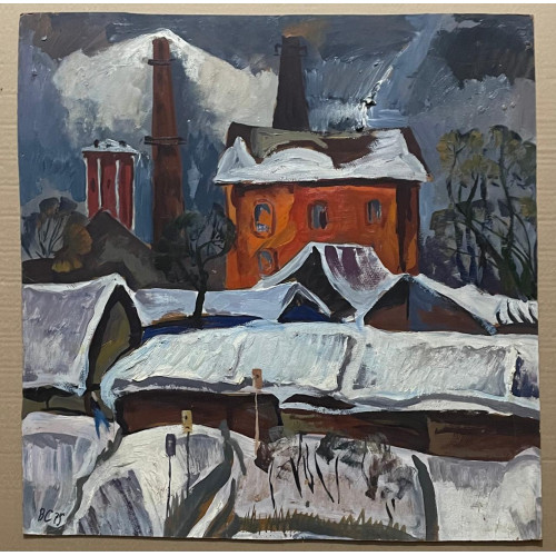 Картина Мытищеский этюд, художник Скок Владислав Антонович 