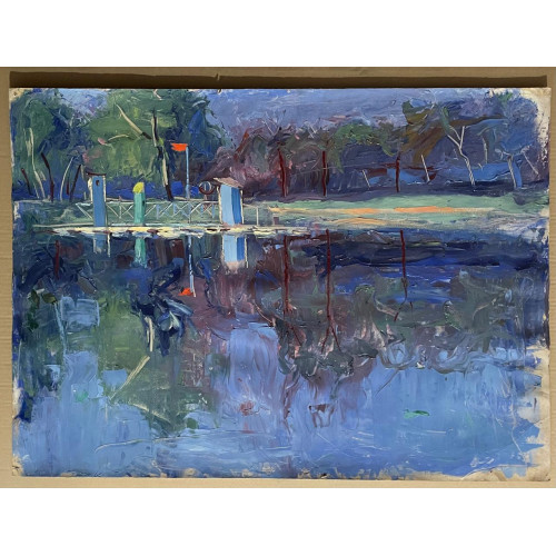 Картина Городской пляж, художник Джемаль Джаид Шамильевич