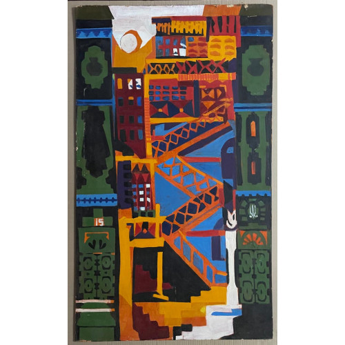 Картина Воспоминание 1986 г, художник Джемаль Джаид Шамильевич