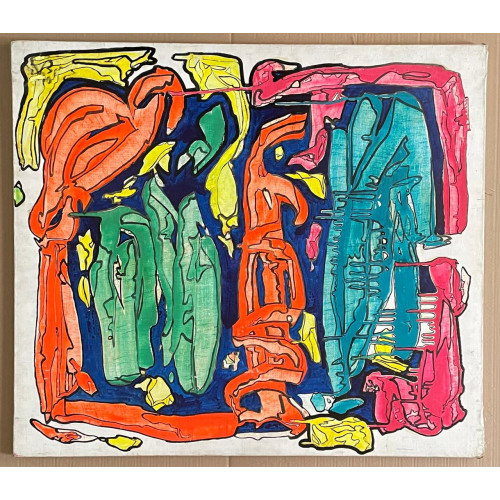 Картина Сюр 1991 год, художник Вахтангов Евгений Сергеевич 