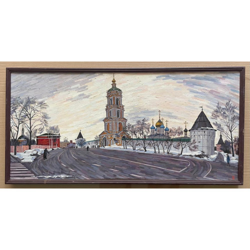 Картина Крестьянская площадь, художник Ткаченко Валерий Николаевич