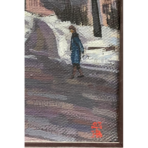 Картина Крестьянская площадь, художник Ткаченко Валерий Николаевич