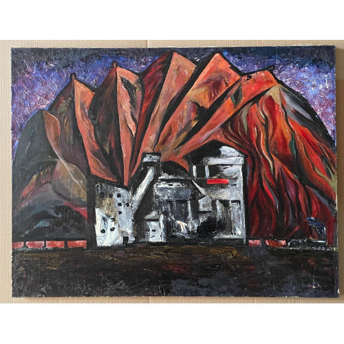 Картина Углемайка в Горловке, художник Курило Леонид