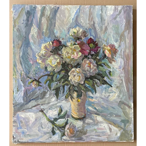 Картина Натюрморт на белой ткани, художник Кокаева Зоя Павловна