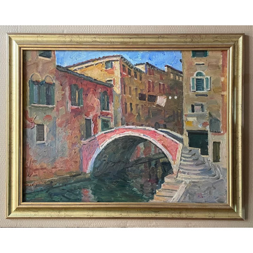 Картина Венеция 1983 год, художник Папикян Альберт Степанович