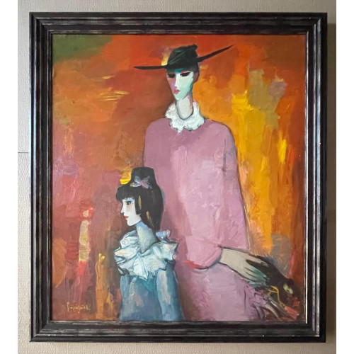 Картина Клоуны, художник Балаян Альберт Арменакович