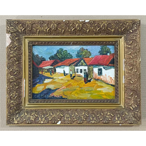 Картина Хутор, художник Мальцева Галина Александровна