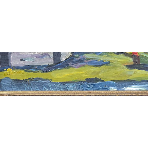 Картина Кремль у реки, художник Мальцева Галина Александровна